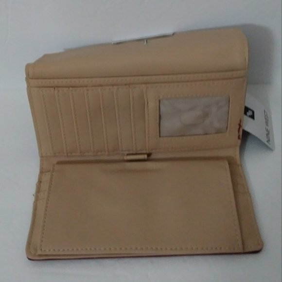 Nine West Raspberry Checkbook Wallet - Picture 10 of 13